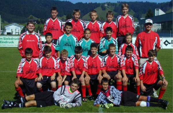 Foto: Mannschaftsfoto Junioren Cb FCE Saison 2001/2002