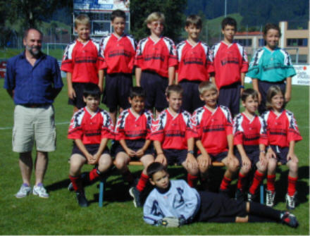 Foto: Mannschaftsfoto Junioren Ec FCE Saison 2001/2002