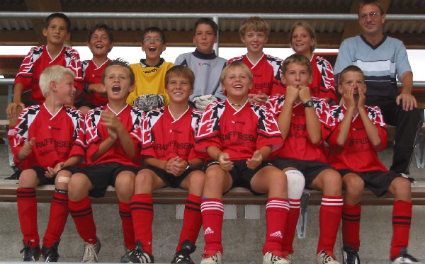Foto: Teamfoto  FC Einsiedeln Saison 2003/2004 Junioren Db