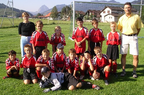 Foto: Teamfoto  FC Einsiedeln Saison 2003/2004 Junioren Ed