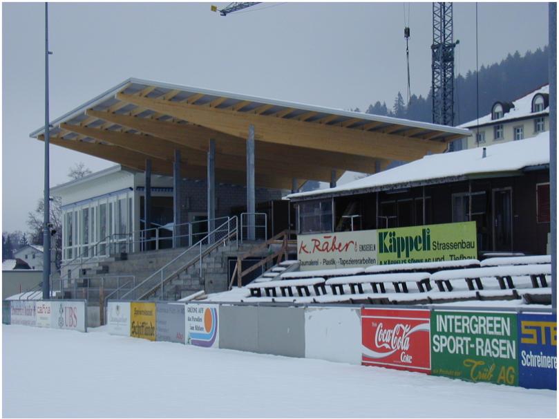 Foto: FCE Clubhaus -- Keine Winterpause 13.1.2001