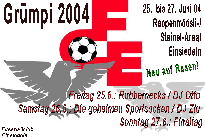 Grafik: FCE Grümpi 2004 Signet